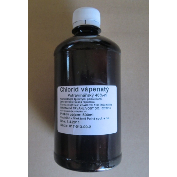 Obrázok pre Chlorid vápenatý 36% roztok CaCl2 500 ml