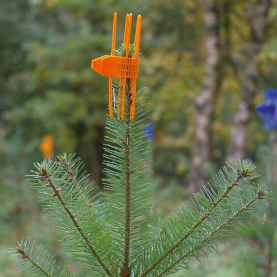 Obrázok pre PlantaGard® Cactus ochranná manžeta ihličnatých stromčekov proti ohryzeniu zverou oranžová 100 ks