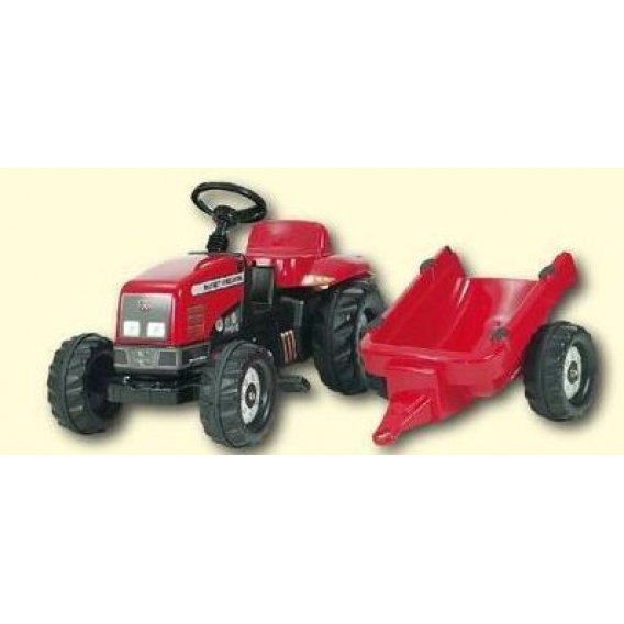 Obrázok pre Rolly Toys - šlapací traktor Massey Ferguson s přívěsem modelová řada Rolly Kid