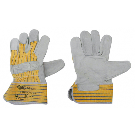 Obrázok pre Pracovní rukavice celokožené z hovězí kůže velikost 10 norma  EN 388