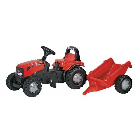 Obrázok pre Rolly Toys - šlapací traktor Case s přívěsem modelová řada Rolly Kid