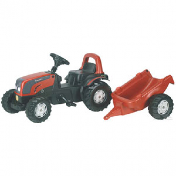 Obrázok pre Rolly Toys - šlapací traktor Valtra s přívěsem modelová řada RollyKid