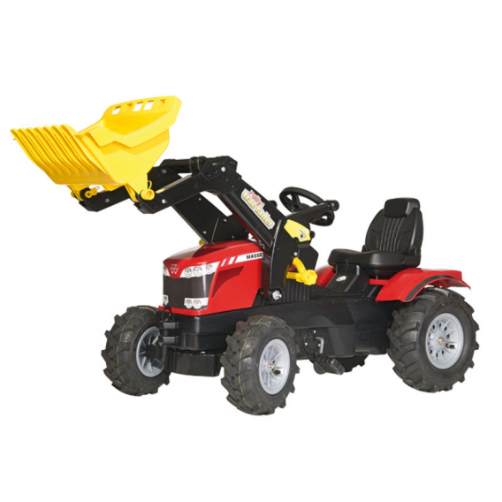 Obrázok pre Rolly Toys - šlapací traktor MF 8650 s nakladačem a pneumatikami plněnými vzduchem