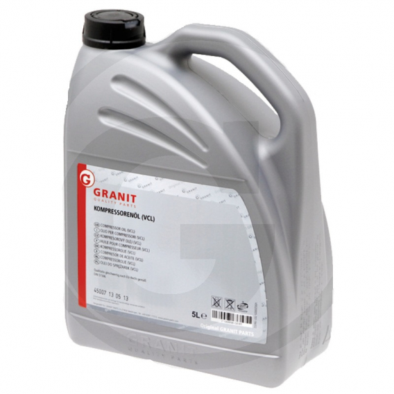 Obrázok pre Kompresorový olej Granit VCL 100 DIN 51 506 pro kejdové kompresory 5 l