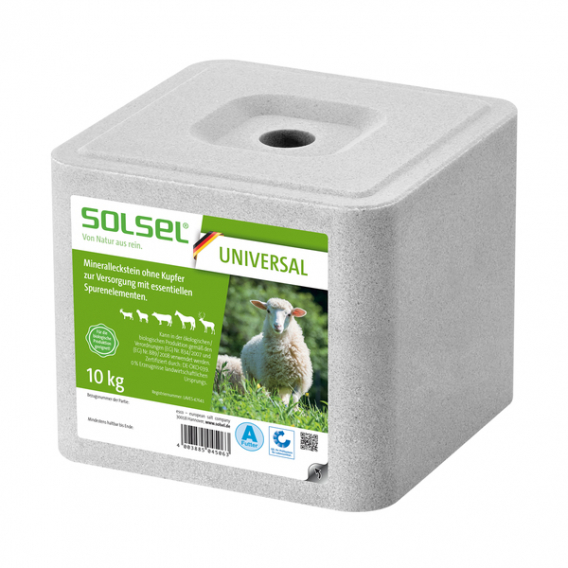 Obrázok pre Solný minerální liz BIO Solsel Universal bez mědi pro ovce, kozy, koně, skot a zvěř 10 kg