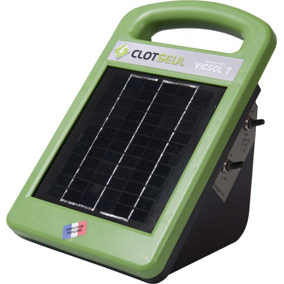 Obrázok pre CLOTSEUL VICSOL 7 solární kombinovaný zdroj 12V/230V napětí pro elektrický ohradník, 0,7J