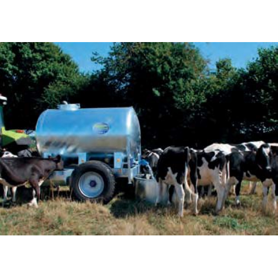 Obrázok pre Cisterna na vodu za traktor Pasdelou 2000 l zinkovaná pro provoz na farmě