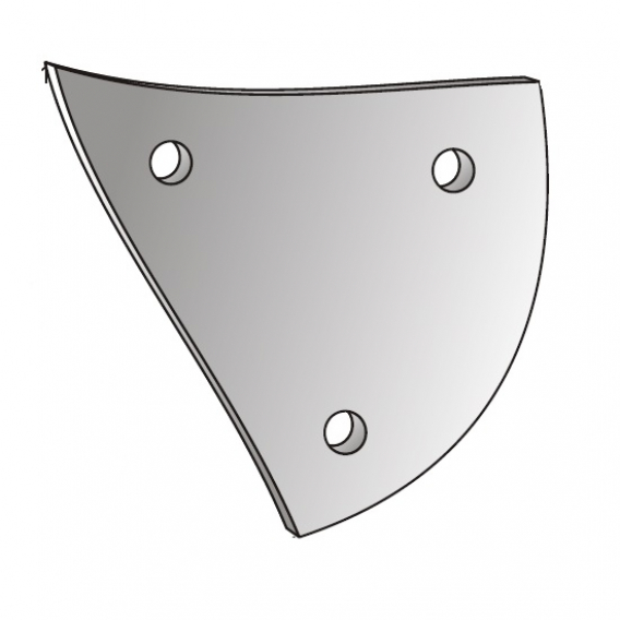 Obrázok pre Výměnný díl trojúhelník pravý na pluh Lemken, Ostroj B2KR 290 x 270 x 8 mm AgropaGroup