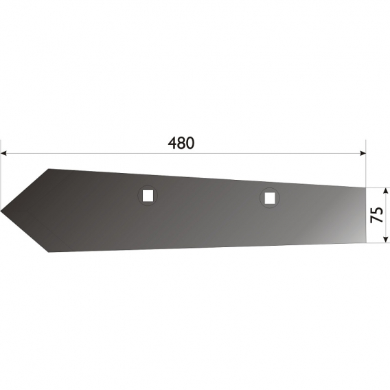 Obrázok pre Radlice odkameňovače střední 480 x 75 mm pro bramborový kombajn Grimme AgropaGroup