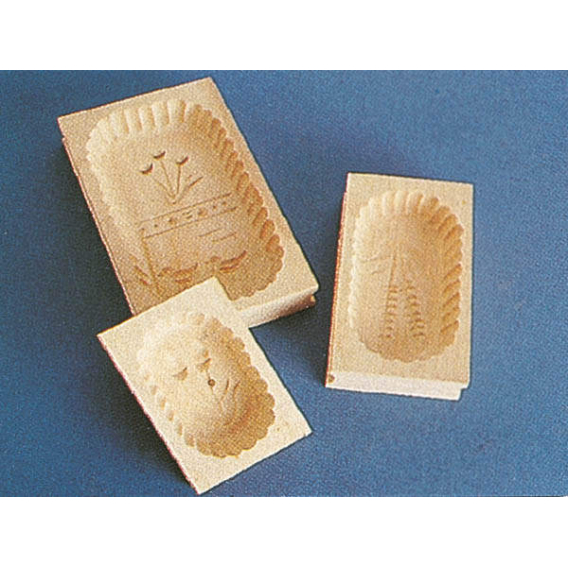 Obrázok pre Dřevěná forma na máslo MILKY vzor 1 rozměry formy 205 x 125 x 40 mm na 400 g másla