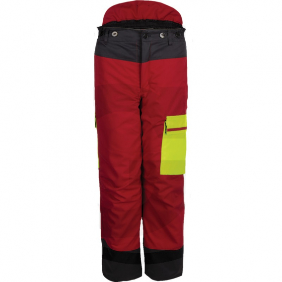 Obrázok pre Protipořezové kalhoty do lesa FOREST JACK RED velikost 106/110 dlouhá