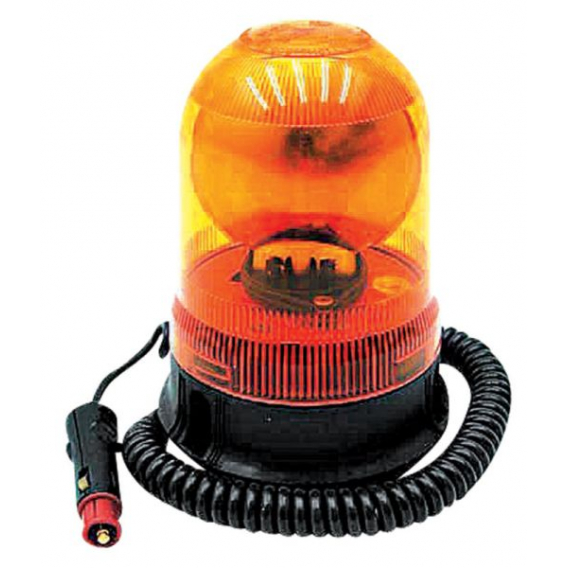 Obrázok pre Oranžový výstražný maják magnetický 12 V na auto, traktor, zemědělské stroje