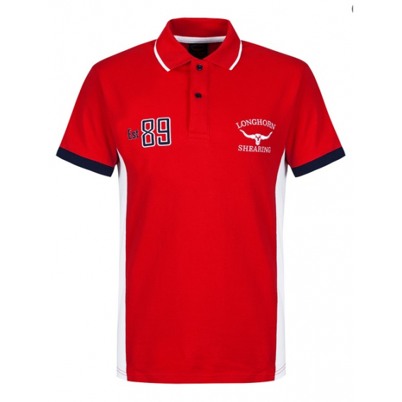 Obrázok pre Tričko Hereford Red Polo Longhorn velikost S barva červená