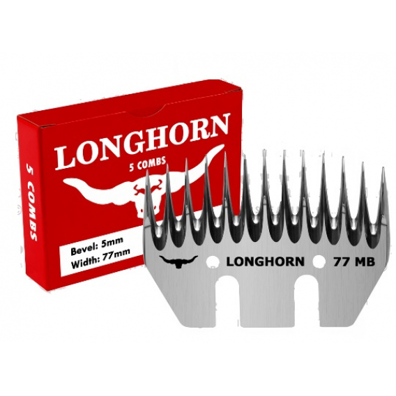 Obrázok pre Longhorn Alpaca Standard spodní nůž na stříhání alpak MB 5/77 mm počet zubů 13