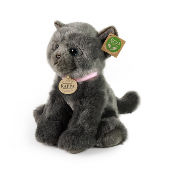 Obrázok pre Plyšová kočka šedá sedící Rappa velikost 25 cm
