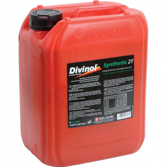 Obrázok pre Olej do benzínu syntetický do dvoutaktního motoru Divinol Synthetic 2T 5 l samomísitelný