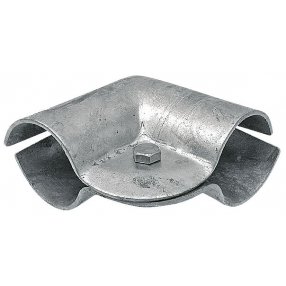Obrázok pre Stájová úhlová spona dvojdílná s 1 šroubem průměr 48 mm