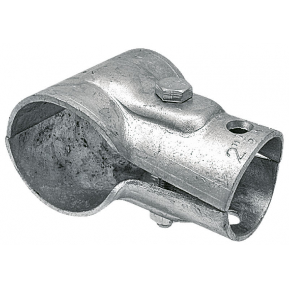 Obrázok pre Stájová trubková T spona dvojdílná s 1 šroubem průměr A 76 mm B 60 mm
