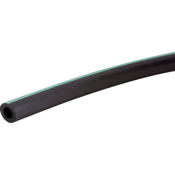 Obrázok pre Gumová hadice na mléko 26 x 14 mm černá zelený proužek metráž