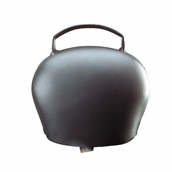 Obrázok pre Pastevní kravský zvon, zvonec pro skot plechový ocelově modrý průměr 180 mm