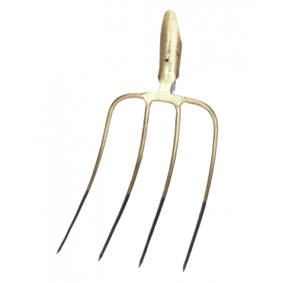Obrázok pre Vidle na hnůj čtyřky kovové 4 hroty 310 x 230 mm bez násady