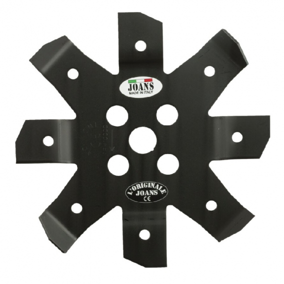 Obrázok pre Žací nůž na křovinořez 8 zubů šířka řezu 255 mm otvor 25 mm tloušťka 3 mm na trávu JOANS