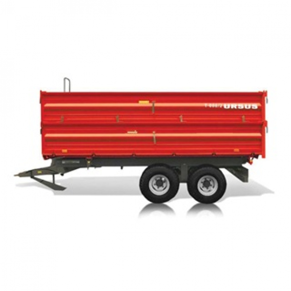 Obrázok pre Tandemový sklápěcí návěs za traktor URSUS T 080/2A dvouosý tandem 3 straně sklopný 10 t
