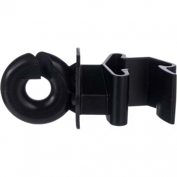 Obrázok pre Kruhový izolátor vhodný pro T-sloupek černý, balení 25 ks