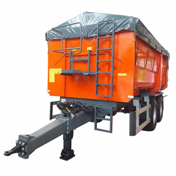 Obrázok pre Tandemový skořepinový návěs za traktor nosnost 14 t URSUS T 083/A