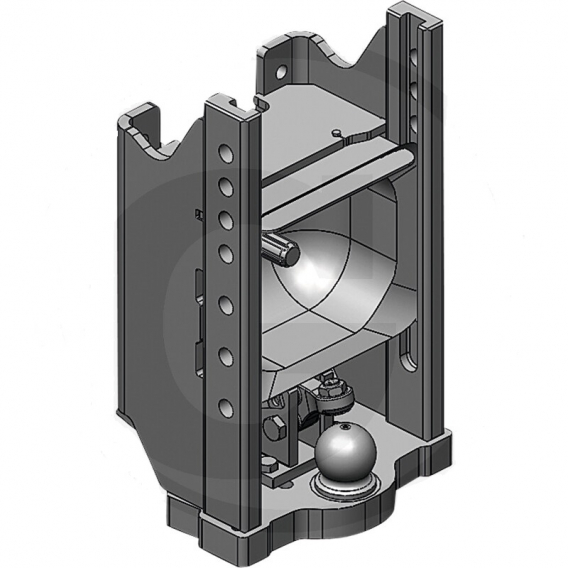 Obrázok pre K80 konzola závěsu Scharmüller 330 × 32 × 25 mm, nosnost 4000 kg