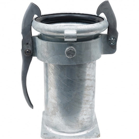 Obrázok pre Perrot díl samice 6" / 159 mm s přírubou 365 mm rozteč děr 150 × 150 mm na fekál