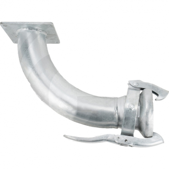 Obrázok pre Perrot přírubové koleno 90° samice 6" / 159 mm rozteč děr 150 × 150 mm zinkované na fekál
