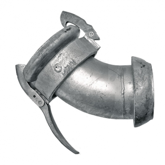 Obrázok pre Perrot koleno 45° samec–samice 4" / 108 mm zinkované na fekál
