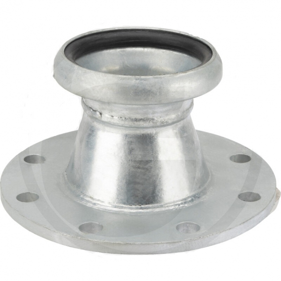 Obrázok pre Bauer přírubová spojka samice 4" / 108 mm s kulatou přírubou PN 10 DN 100 na fekál