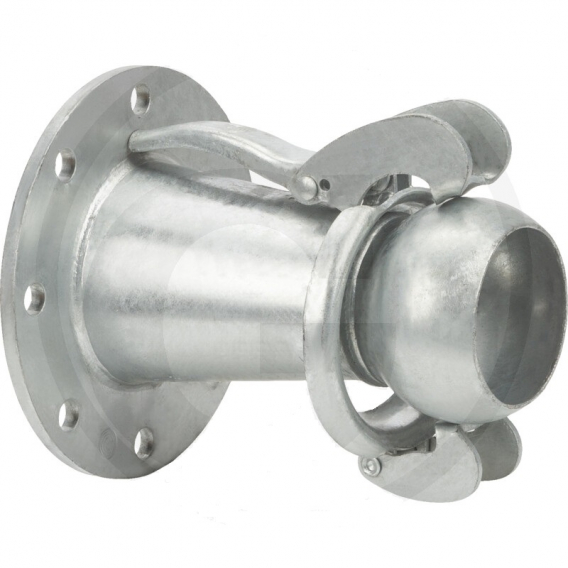 Obrázok pre Bauer přírubová spojka samec 6" / 159 mm s kulatou přírubou PN 10 DN 150 na fekál