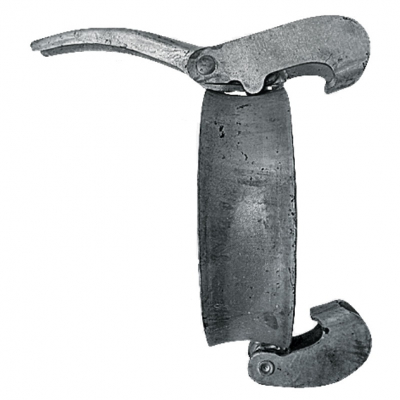 Obrázok pre Bauer uzavírací kroužek s pákovým ústrojím pro samce, zinkovaný 8" / 194 mm S2 na fekál