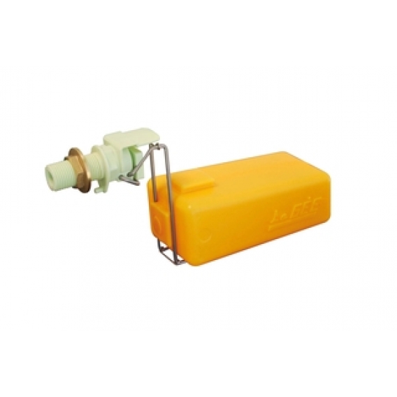 Obrázok pre Plavákový ventil La Gee biely 32 l / min. 5 bar s regulačnou skrutkou pre nastavenie prietoku