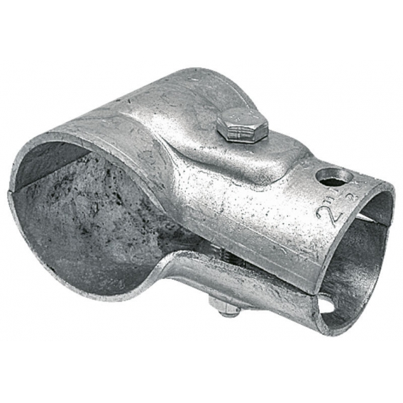 Obrázok pre Stajňová rúrková T spona dvojdielna s 1 skrutkou priemer A 21 mm B 21 mm