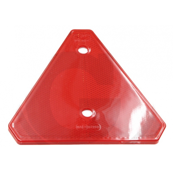 Obrázok pre Odrazové sklo trojuholníková červená Granit