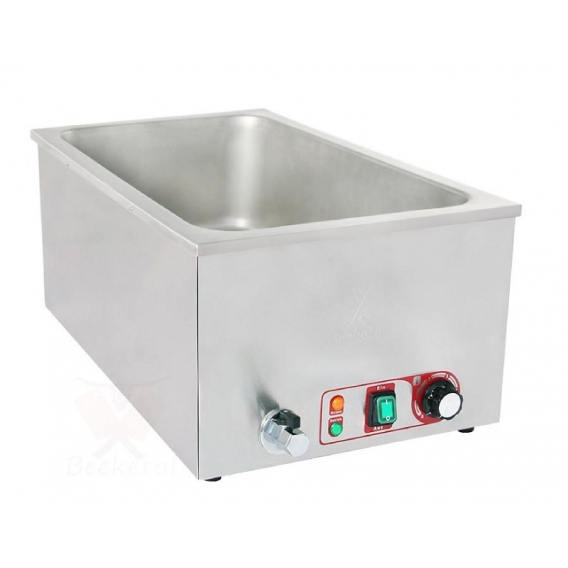 Obrázok pre Elektrický vodný kúpeľ BEEKETAL BBM-A bez gastro nádob s termostatom a výpustným kohútom