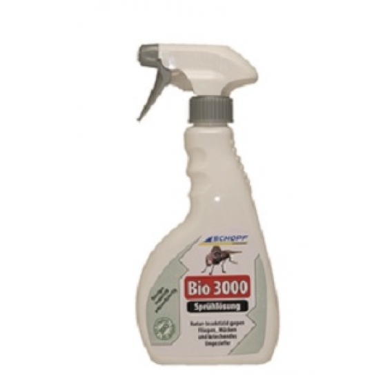 Obrázok pre BIO 3000 sprej 500 ml biologický postrek proti muchám, komárom, ovadom a lezúcemu hmyzu
