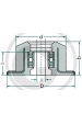 Obrázok pre Vodiace valček s krúžkom priemer 75 mm, výška 61,5 mm pre zemiakový kombajn Grimme