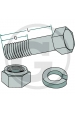Obrázok pre Skrutka s maticou a perovou podložkou 1/2 &quot;UNF x 38 pre frézovacie nože vhodný pre Agricom