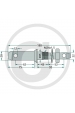 Obrázok pre Kolík kat. 2-1 pre spodný záves tretieho bodu dĺžka 190 mm závit M24 x 1,5