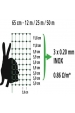 Obrázok pre Vodivá králičie sieť 65 cm / 25 ms jednoduchým hrotom