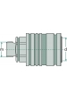 Obrázok pre Hydraulická rýchlospojka samica KM 12L 3 M18 x 1,5