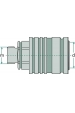 Obrázok pre Hydraulická rýchlospojka samica KM 15L 3 M22 x 1,5