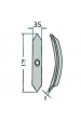 Obrázok pre Hrot, radlička Kombinátora, kultivátora, kompaktor 35 x 5 x 175 vhodný pre Rau