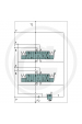 Obrázok pre Hydraulický monoblokový ventil dvojčinný BLB BM 40/2 GU-(2x) MO-A1-T