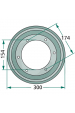 Obrázok pre Krycí plech průměr 300 mm na bubnové sekačky Deutz-Fahr KM 20, 22, 24, Pöttinger TM